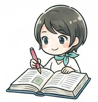 記録をつけることりキャラクター