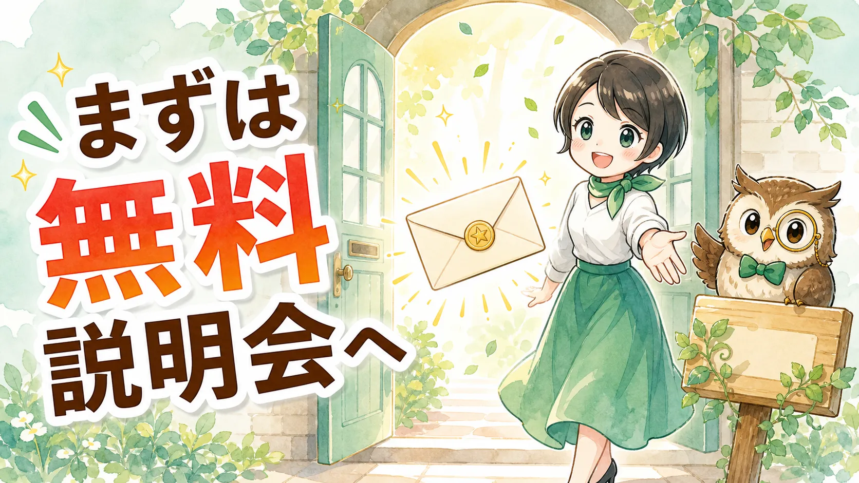 まずは無料説明会へ