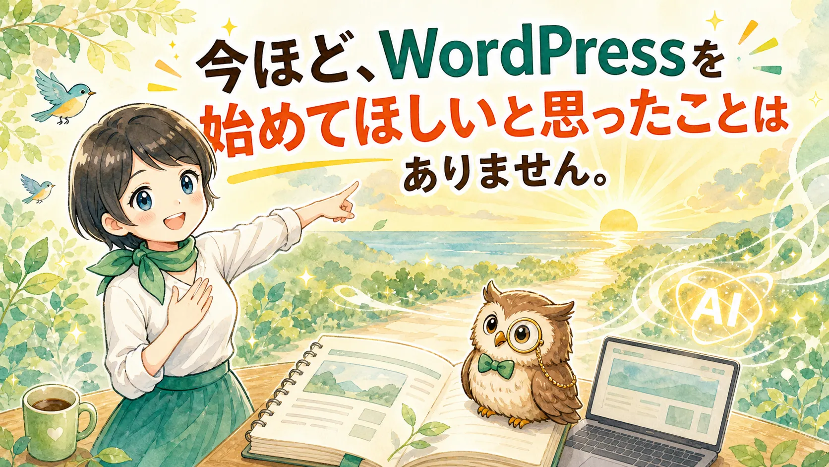 今ほど、WordPressを始めてほしいと思ったことはありません。
